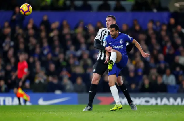 Pedro scores for Chelsea