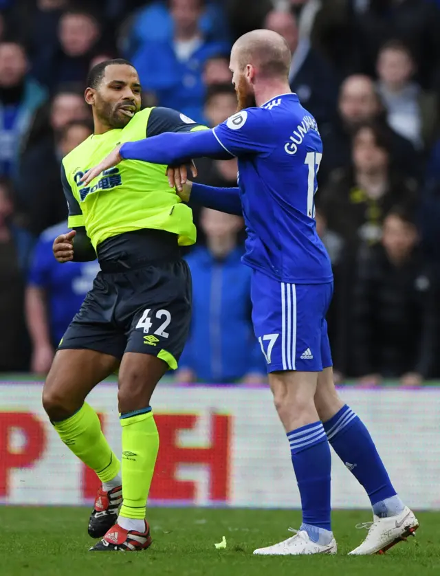 Aron Gunnarsson of Cardiff City