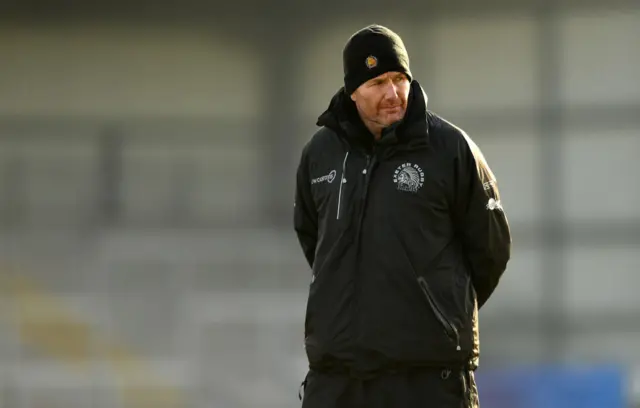 Exeter director of rugby Rob Baxter