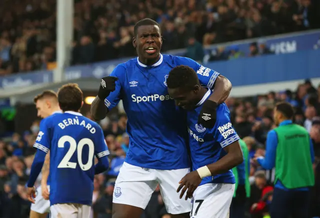 Kurt Zouma celebrates