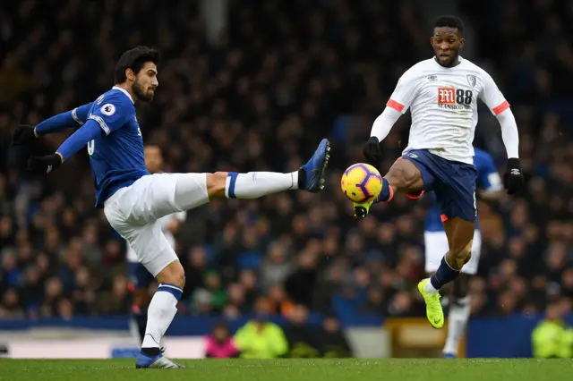 Jefferson Lerma and Andre Gomes