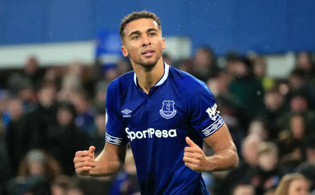 Dominic Calvert-Lewin celebrates