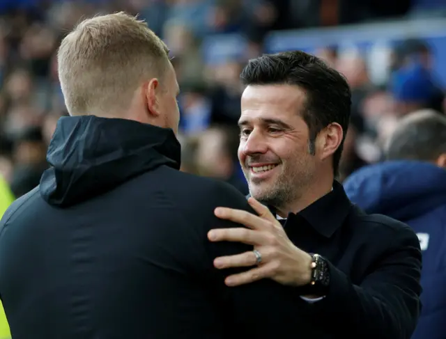 Eddie Howe and Marco Silva