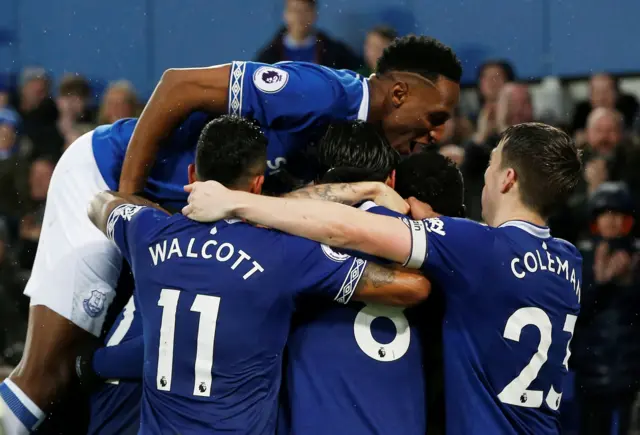 Everton celebrate