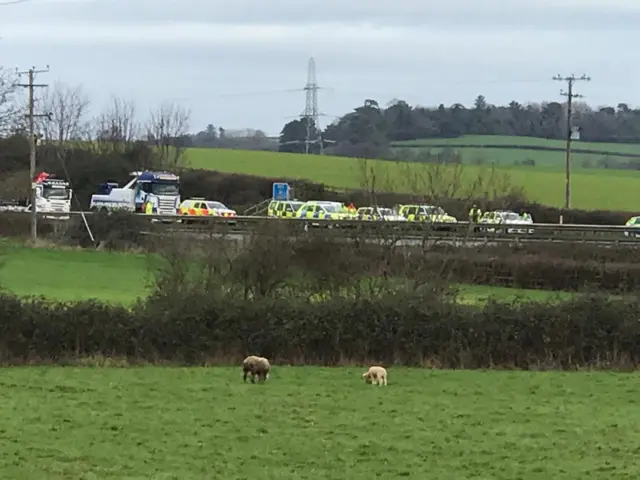 M5 crash scene