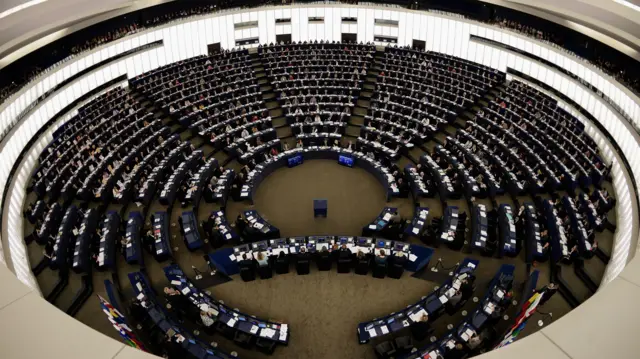 European Parliament chamber