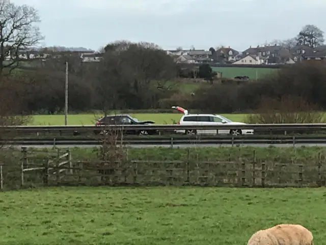 M5 crash scene