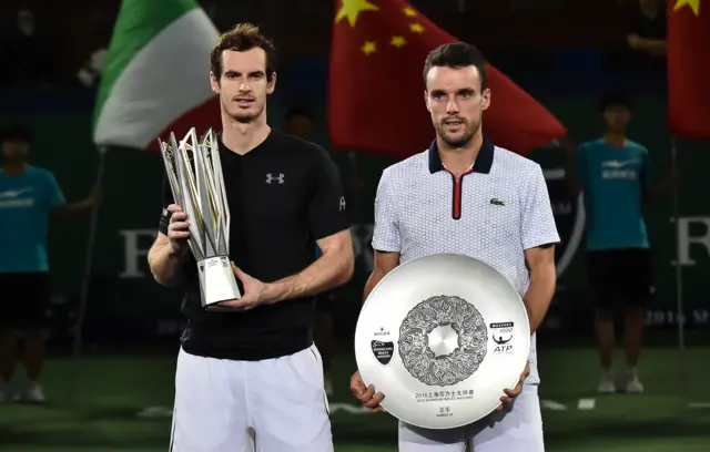 Murray and Bautista Agut