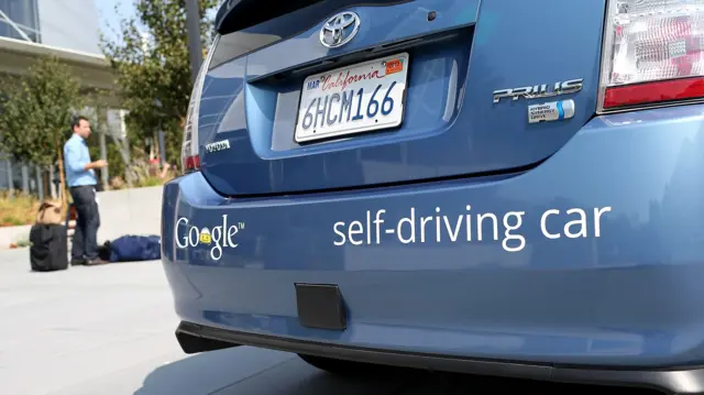 A Google self-driving car