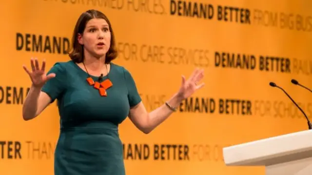 Lib Dem deputy leader Jo Swinson