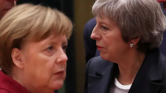 Angela Merkel and Theresa May