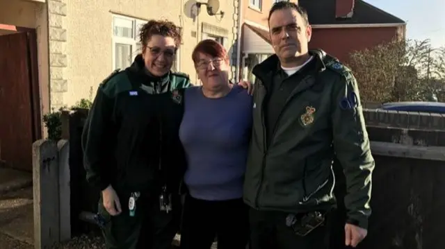 Sarah Quigley, Sue Sturgess and Iain Peyton