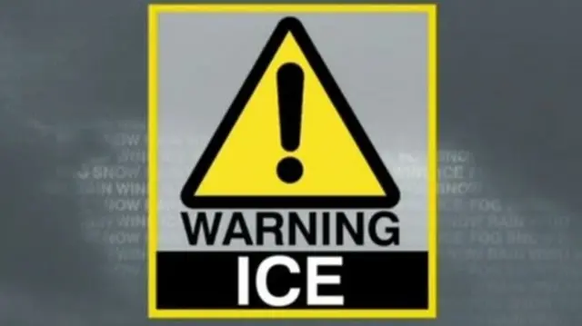 Ice warning
