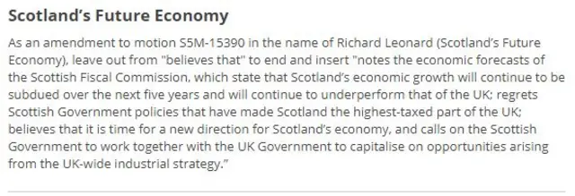 Scottish Conservative amendment