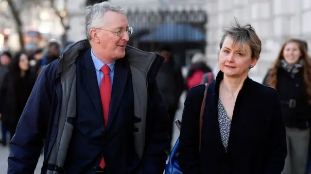 Hilary Benn and Yvette Cooper