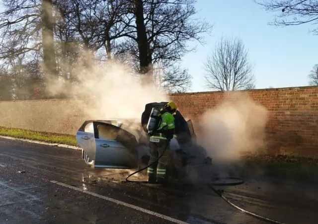 Car fire