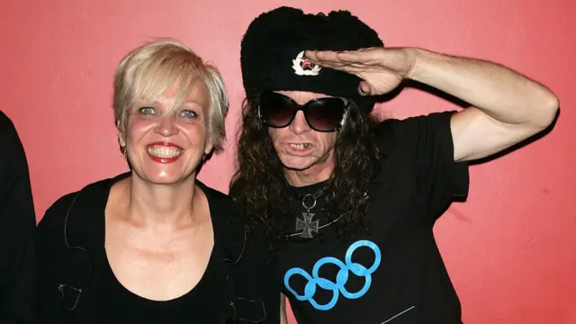 Lorna Doom and Don Bolles of Germs