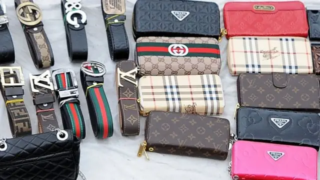 Photo of counterfeit items