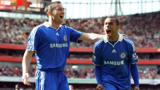 Frank Lampard and Ashley Cole