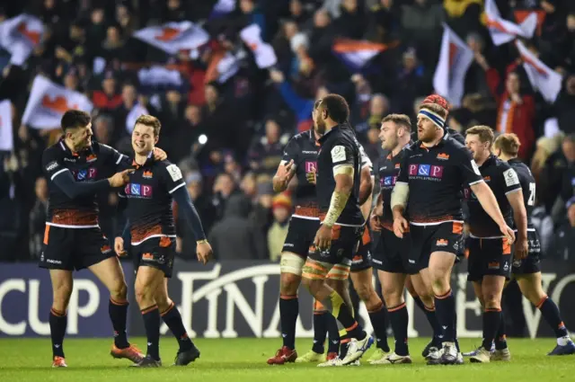 Edinburgh celebrate their victory