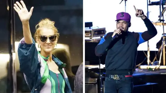 Celine Dion and Chance the Rapper