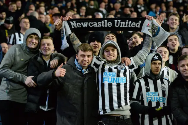 Newcastle fans