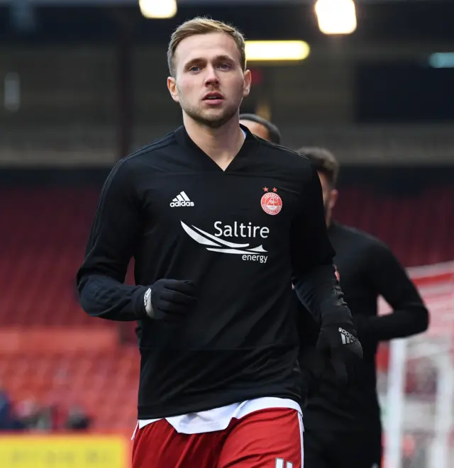 Aberdeen striker Greg Stewart