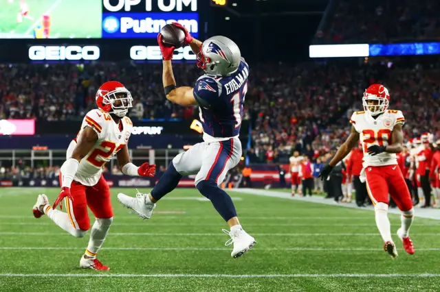 Julian Edelman makes a catch