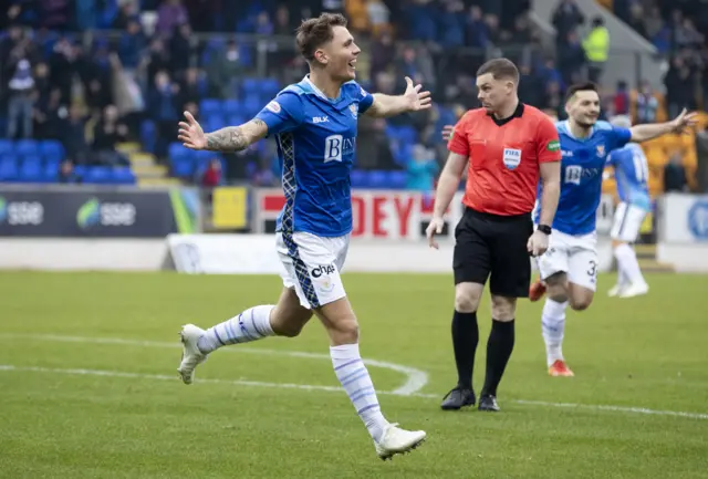 Jason Kerr celebrates