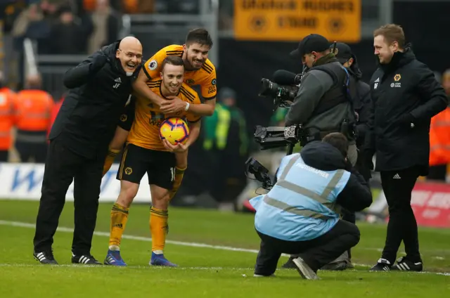 Diogo Jota and Ruben Neves