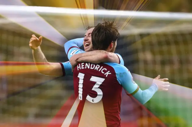 Burnley celebrate