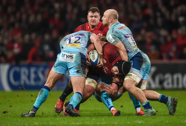CJ Stander is tackled