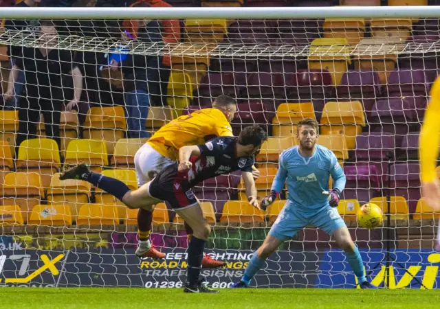 Brian Graham heads Ross County ahead