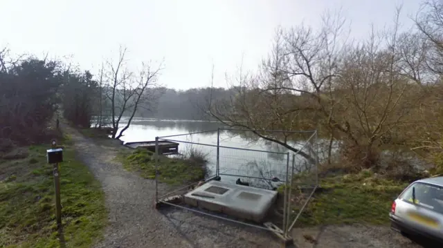 One of the pools which would make up the nature reserve