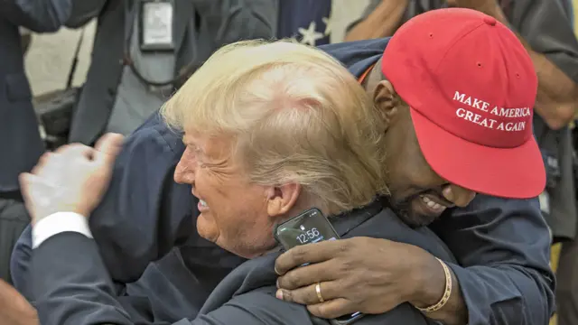 Kanye West and Donald Trump