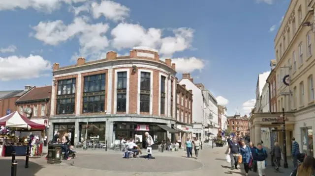 Centre of Worcester