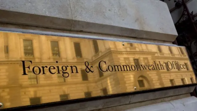 Sign of the Foreign and Commonwealth Office