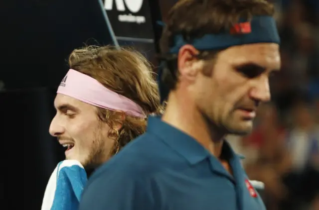 Tsitsipas and Federer