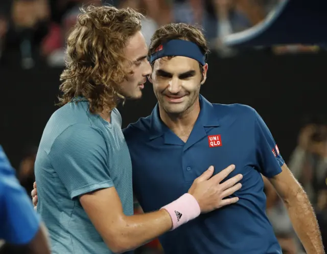 Tsitsipas and Federer