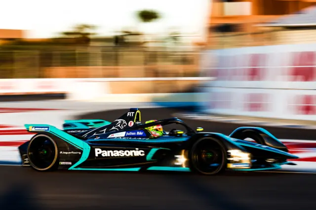 Pietro Fittipaldi during the last Formula E race in Marrakesh