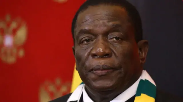 President of Zimbabwe Emmerson Mnangagwa