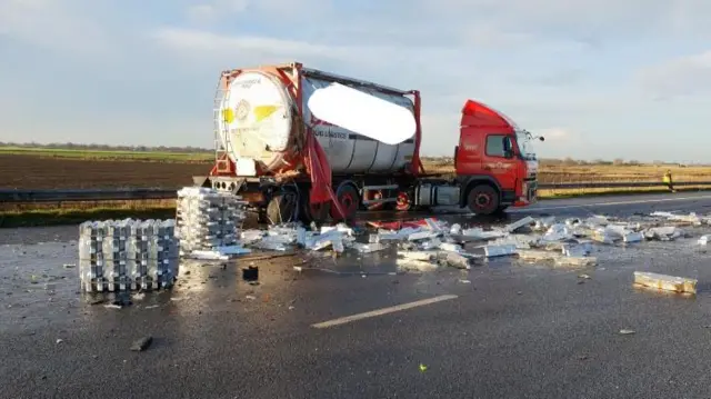 Lorry crash