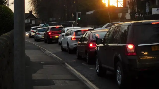 Traffic in Knaresborough