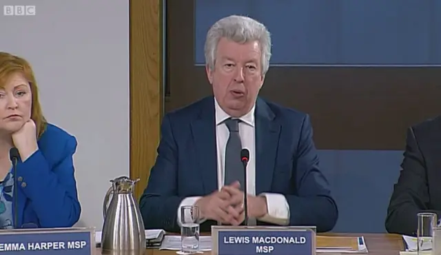 Convener Lewis Macdonald