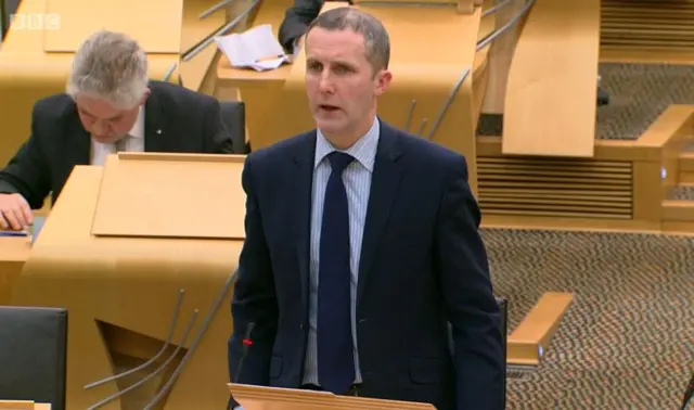 Infrastructure Secretary Michael Matheson