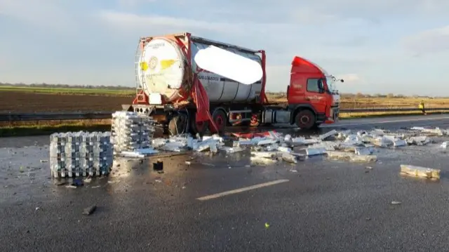 Crash on the M180