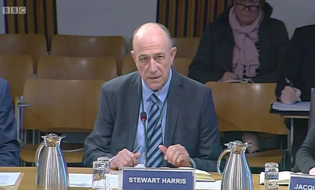 Sportscotland's chief executive Stewart Harris