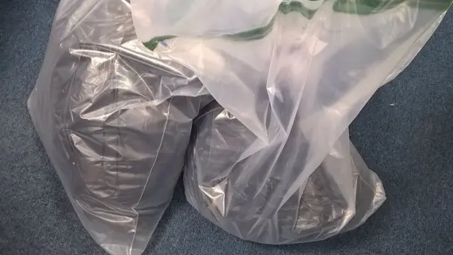 Bags of cannabis