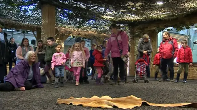 Home schooled children at Twycross Zoo