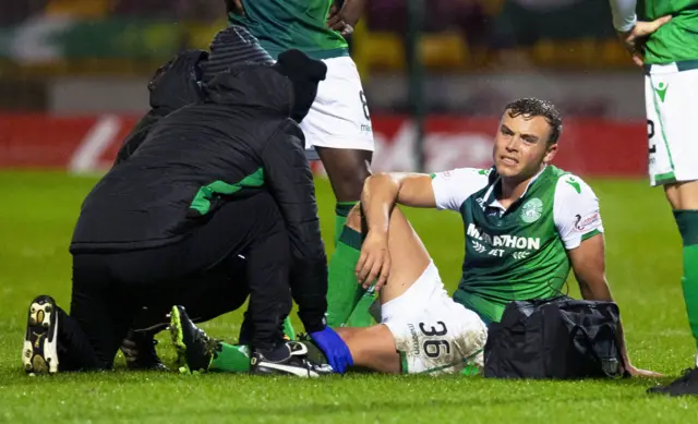 Ryan Porteous receives treatment